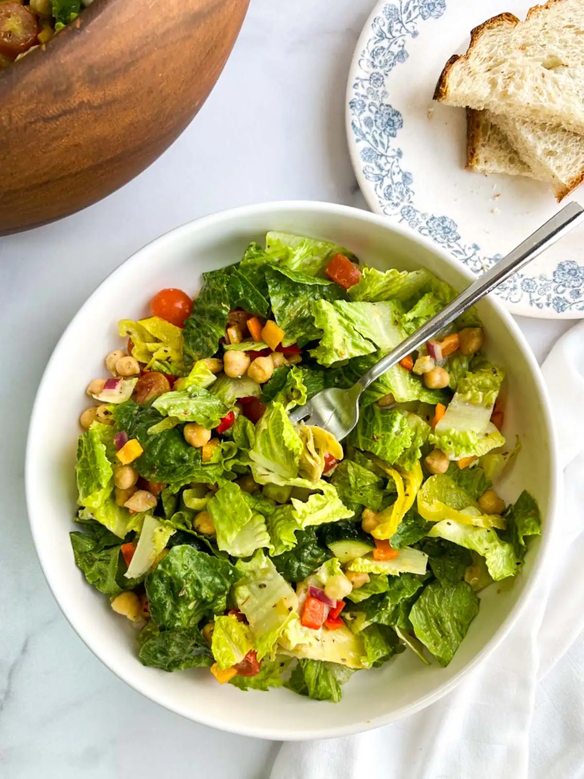 A bowl of Italian chopped salad.