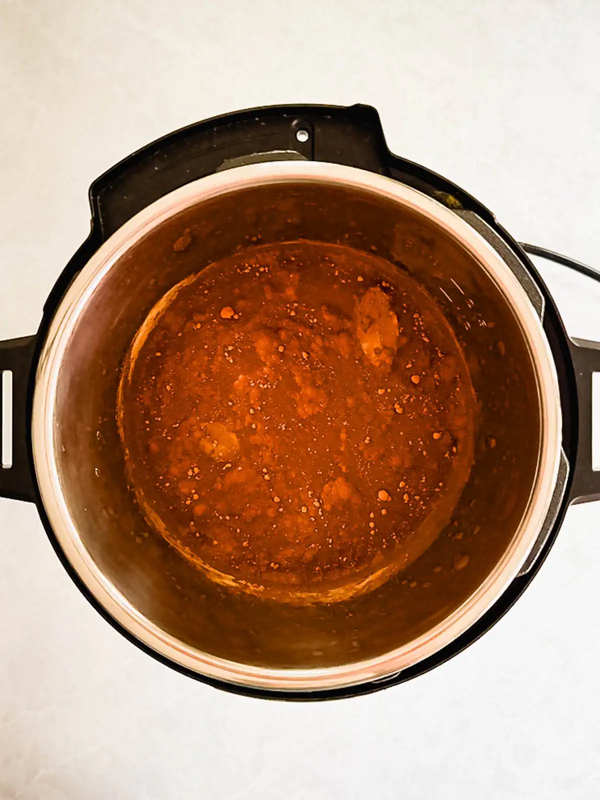 Cincinnati chili sauce in an Instant Pot.