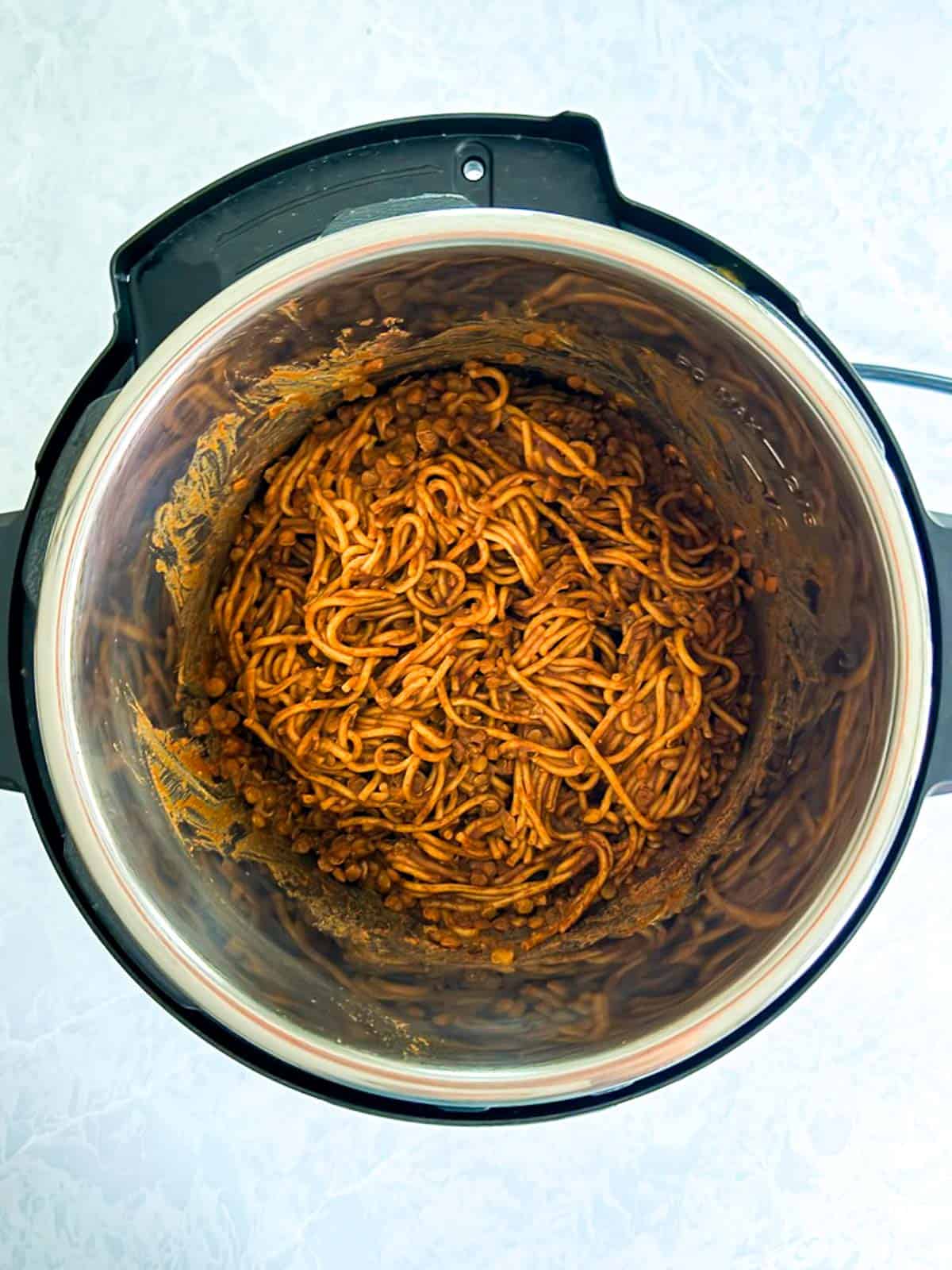 Cincinnati chili in an Instant Pot.